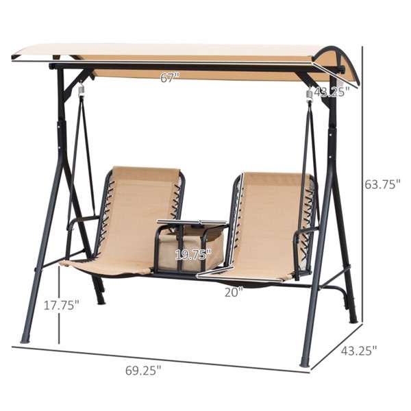 Outdoor Patio Swing Chair ( Amazon Shipping)（ Prohibited by WalMart ）