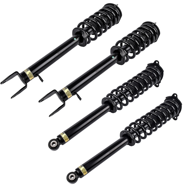 4x Shock Strut Coil Spring Assembly Front Rear for Tesla Model S 2011-2016 RWD 101561900A 101561900B 101562000A 101562000B