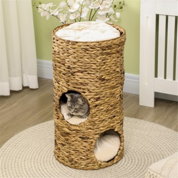 Wooden Cat House/Cat Trees /Cat Climbing Tower ( Amazon Shipping)（Prohibited by WalMart）