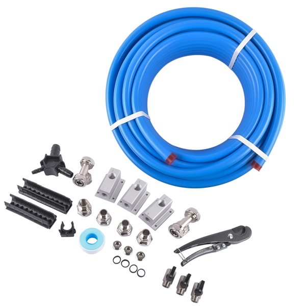 Compressed Air System Master Kit for M7500 3/4 Inch Pipe x 100 FT 2 Tee Fittings