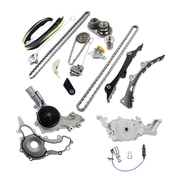 Timing Chain Kit Oil & Water Pump Set Fit 2011-2015 Chrysler Dodge Jeep VW 3.6L