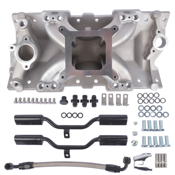 4150 EFI Single Plane Intake Manifold with Fuel Rail for Chevy Small Block Gen I