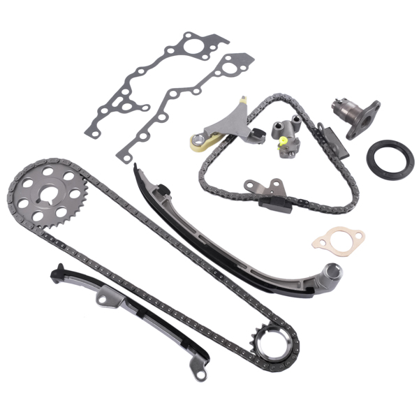 Timing Chain Kit for 1994-2004 Toyota T100 4Runner Tacoma 2.7L 3RZFE 16 Valve 13507-75010 13506-75020