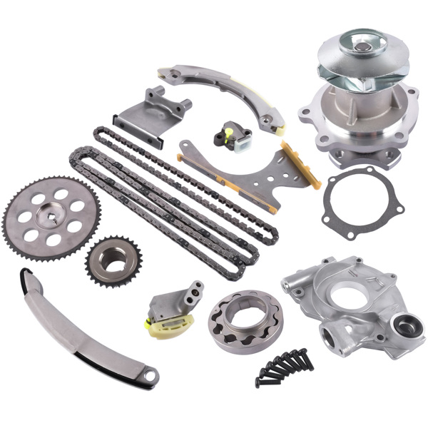 Timing Chain Kit + Water Pump + Oil Pump For Chevy Colorado GMC Canyon Hummer H3 Isuzu i-290 i-370 2.9L 3.7L