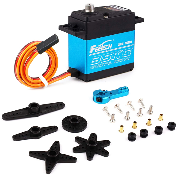 Waterproof 35kg Full Metal Gear Digital Servo HIGH TORQUE & SPEED RC Car Servo