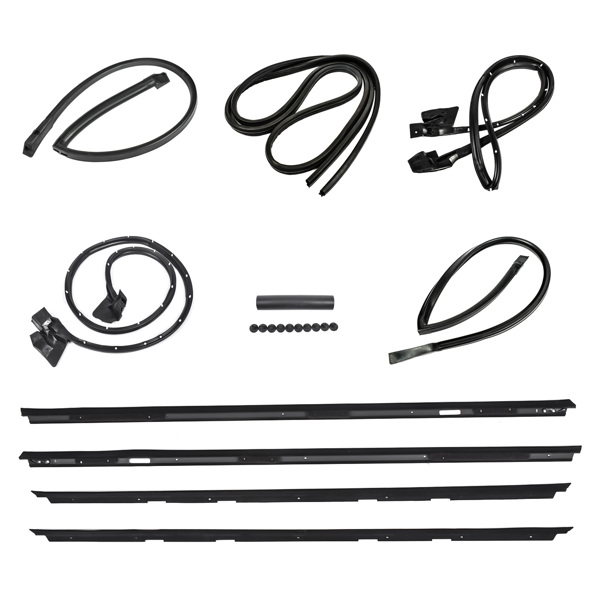 9Pcs Trunk Seal Weatherstripping Kit 128555 for Chevrolet Monte Carlo 1983-1988