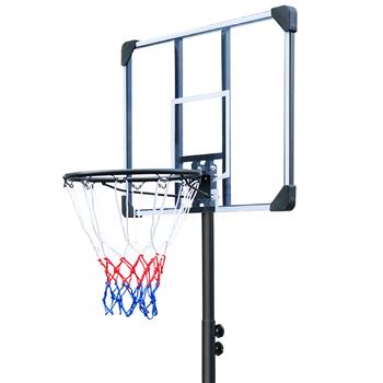 Basketball Hoop Portable Basketball Goal for Indoor Outdoor Basketball Stand 5.6-7 ft Adjustable 32 in Backboard with Wheels