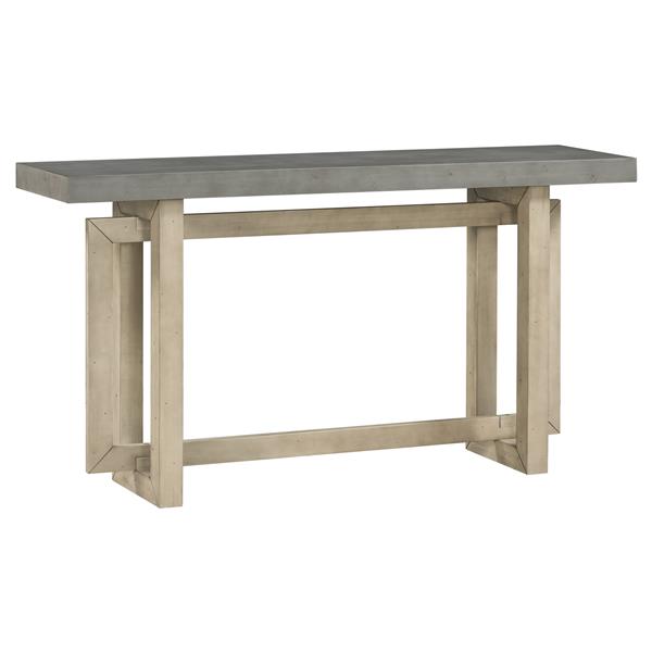 Contemporary Console Table with Wood Top, Extra Long Entryway Table for Entryway, Hallway, Living Room, Foyer, Corridor