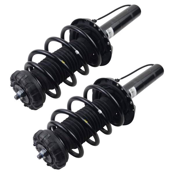 Pair Front Shock Strut Coil Spring Assembly For Cadillac XTS 2013-2019 with Electric 5801096 22906209 22962890 23101683 23220501