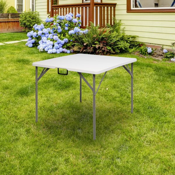 34" Blow Molding Foldable Square Table