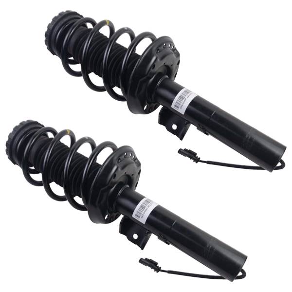 Pair Front Shock Strut Coil Spring Assembly For Cadillac XTS 2013-2019 with Electric 5801096 22906209 22962890 23101683 23220501