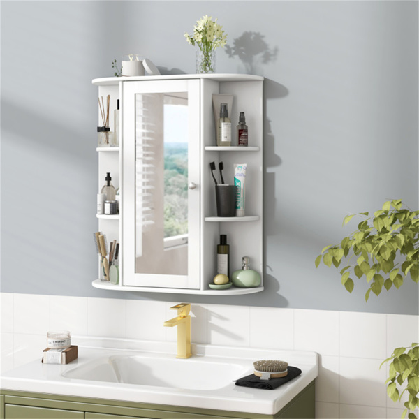   White wall cabinet style cabinet