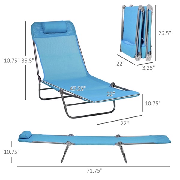 Folding Lounge Chairs / beach chair ( Amazon Shipping)（Prohibited by WalMart）