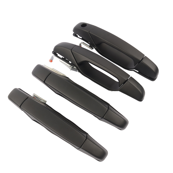 4Pcs Black Exterior Door Handles for Chevy Silverado 2500 GMC Sierra 2007-2009