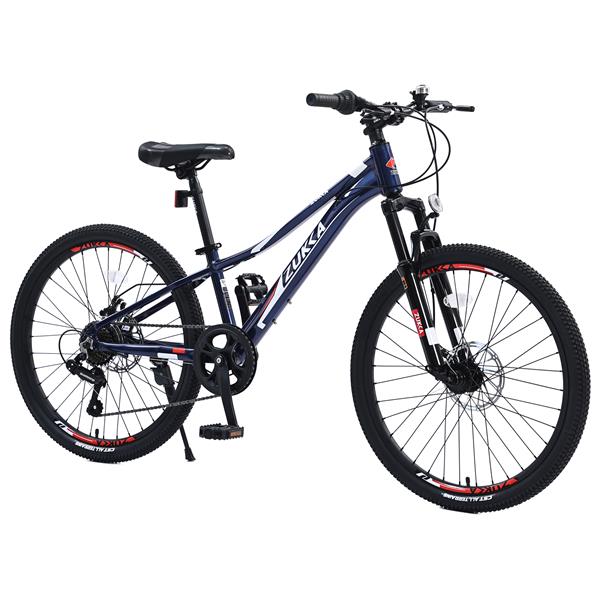 Mountain Bike for Girls and Boys  Mountain 24 inch 7-Speed bike