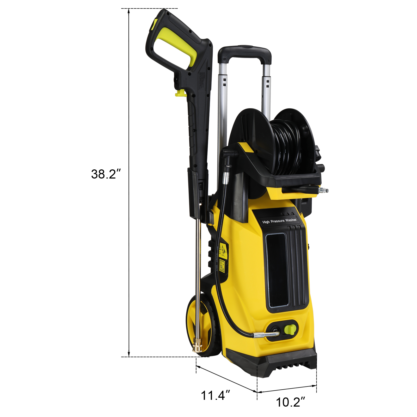 110V,3800PSI 102A 110V,3800PSI,1800W high pressure cleaner yellow