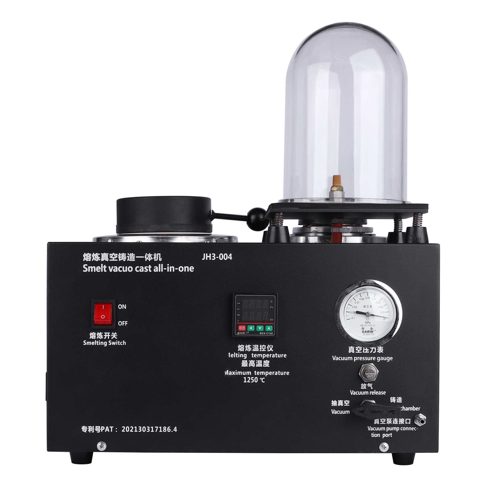 2KG Gold Melting Furnace Vacuum Casting Machine for Melt Scrap Silver Gold view 3