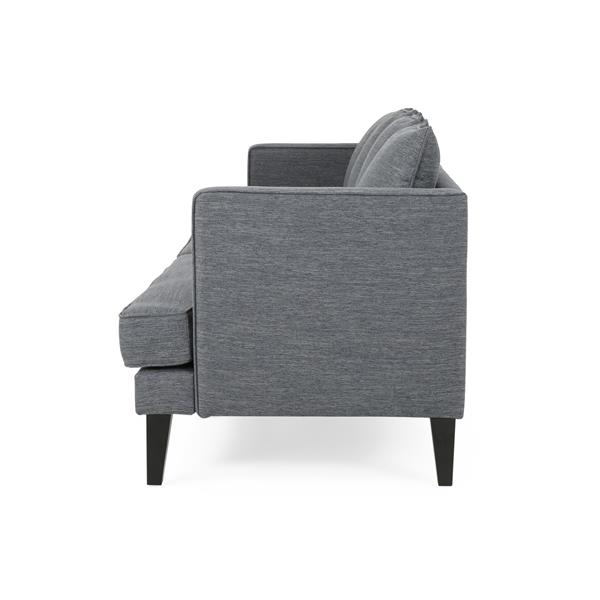 Mirod Comfy 3-seat Sofa with Tufted Back and Arm, Modern for Living Room