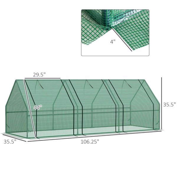 Mini Walk-in Greenhouse ( Amazon Shipping)（Prohibited by WalMart）