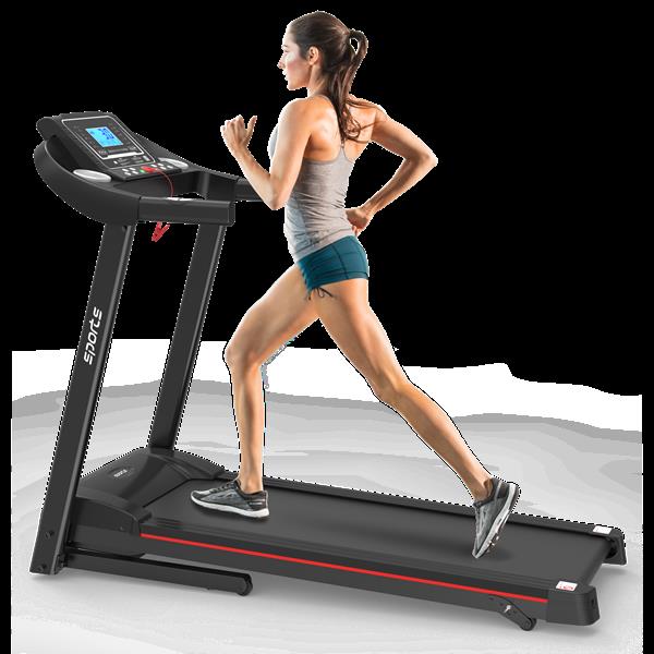 Foldable Treadmill with Incline, Folding Treadmill for Home Workout, Electric Walking Running Treadmill Machine 5" LCD Screen 250 LB Capacity Bluetooth Music