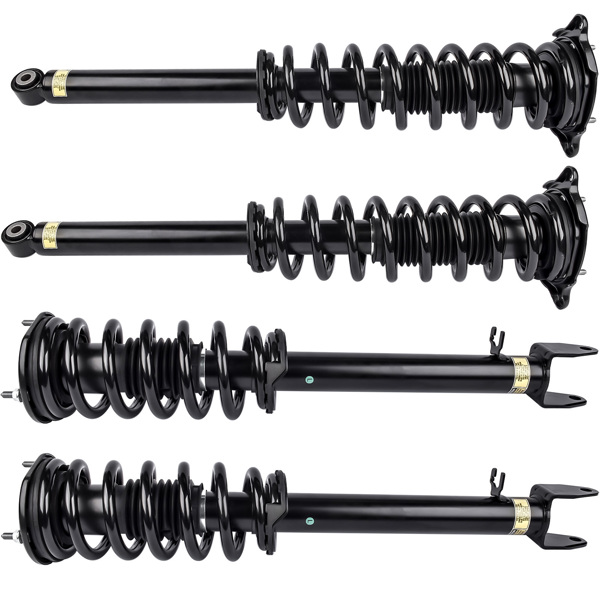 4x Shock Strut Coil Spring Assembly Front Rear for Tesla Model S 2011-2016 RWD 101561900A 101561900B 101562000A 101562000B