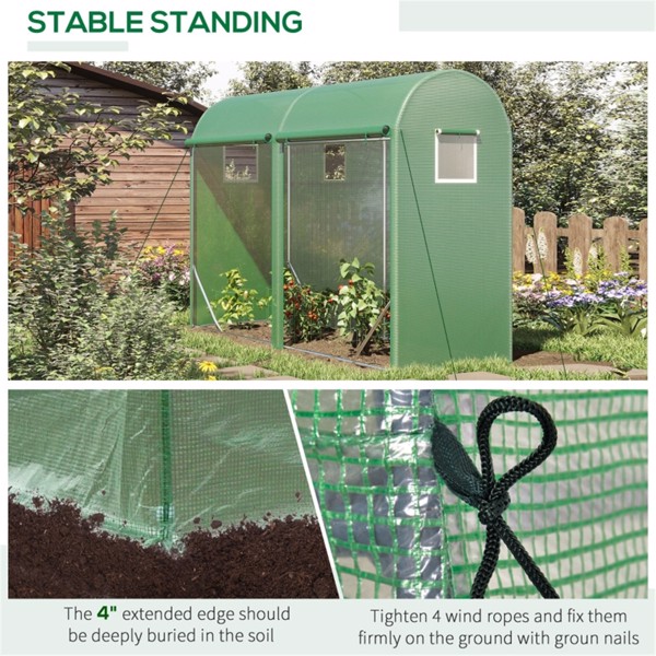 Mini Walk-in Greenhouse ( Amazon Shipping)（Prohibited by WalMart）