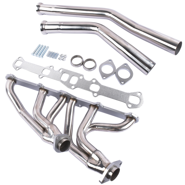 Stainless Steel Performance Exhaust Headers For Ford Merc L6 144/170/200/250 CID