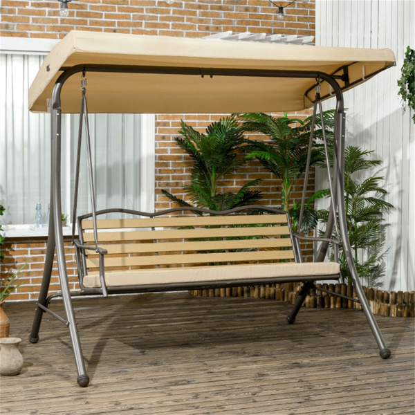 3-Seat Outdoor Porch Swing