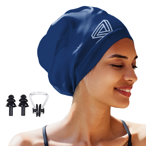 Large Swimming Cap, Suitable for Men and Women, Specially Designed Swimming Cap, Suitable for Very Long and Thick Curly Hair and Braids, Keep Hair Dry（No shipments on weekends）