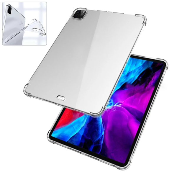 For iPad Pro 2024 11 inch Shockproof Crystal Clear TPU Back Case Slim Cover