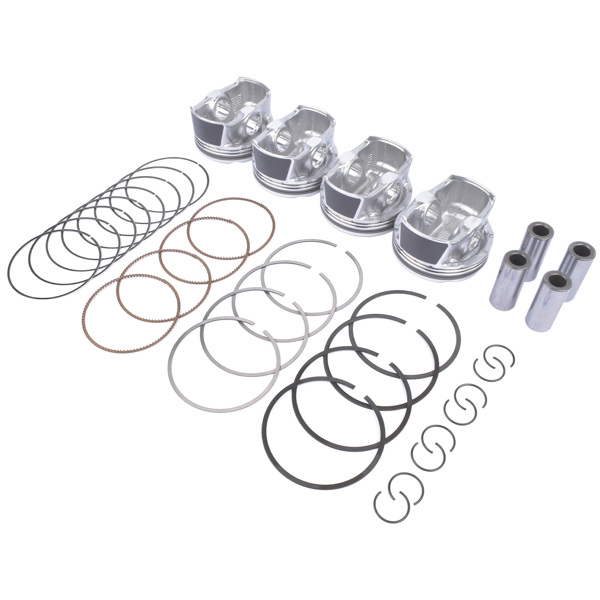 4 x Piston & Rings Kit For Kia Soul Forte Forte5 Hyundai Tucson Elantra 2.0L L4 2014-2018