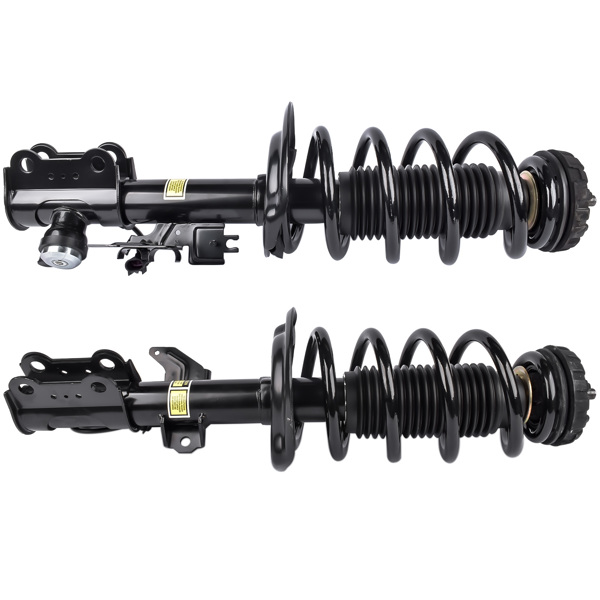 Pair Front Left & Right Shock Strut Coil Spring Assembly For Cadillac SRX 2010-2016 with Damper Control 22793799 22793800 20834663 20834664