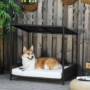 Dog Bed/ Dog House  /  Rattan Pet Sofa ( Amazon Shipping)（Prohibited by WalMart）