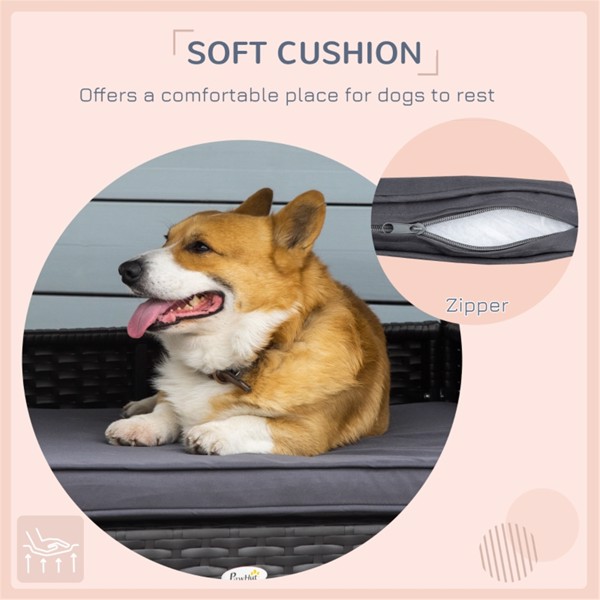 Dog Bed/ Dog House  /  Rattan Pet Sofa ( Amazon Shipping)（Prohibited by WalMart）