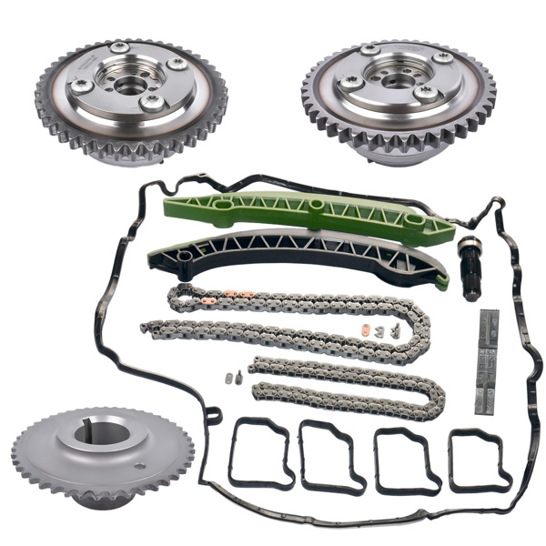 Timing Chain Kit w/ Camshaft Adjuster for Mercedes M271 C200 C250 C180 E200 E250 CGI 1.8L 2710501400