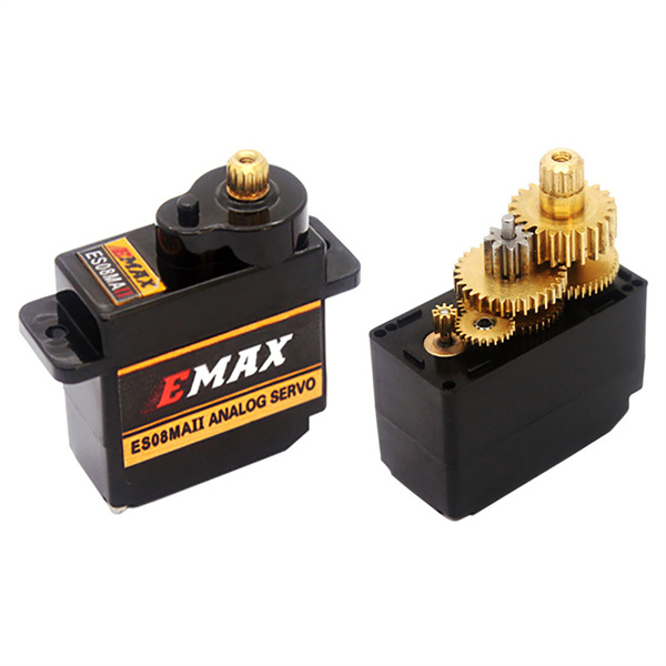 For AXIAL SCX24 Upgrade Micro Servo Metal Gear & Mount For 1/24 RC EMAX ES08MAII