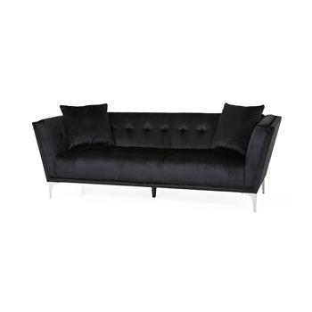 Mirod Comfy 3-seat Sofa with Metal Legs, Modern for Living Room and Study