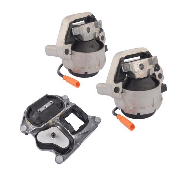 Automatic Transmission & Engine Mounts Fits Audi A6 A7 Quattro 3.0L 2012-2018 4M0399153AA 4M0399153Q