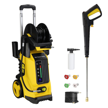 110V,3800PSI 102A 110V,3800PSI,1800W 高压清洗机 黄色