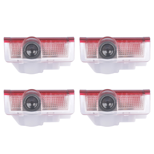 Set of 4 Car Logo Door Light Welcome Light For Mercedes-Benz W176 W205 W166 W212