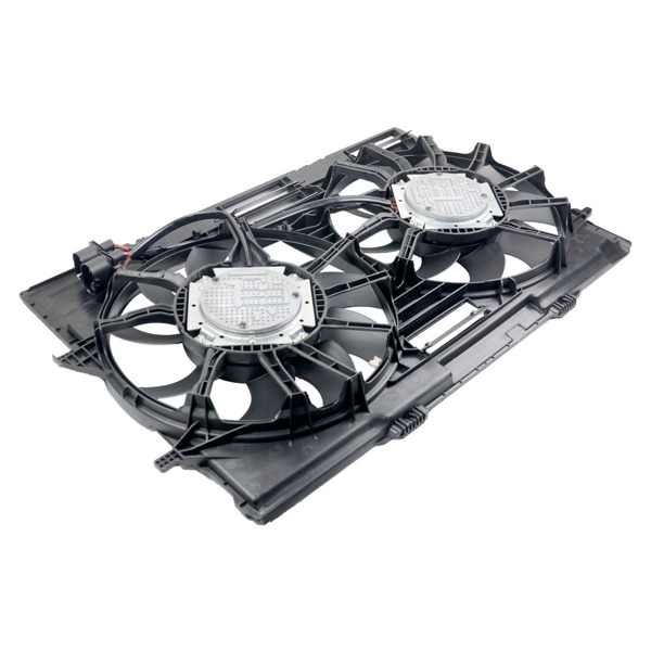 Radiator Cooling Fan Assembly for 12-17 Audi A6 C7 4G A7 3.0 TDI TFSI 4H0959455T 4H0959455A 4H0959455N