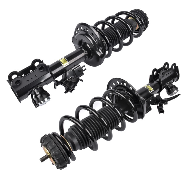 Pair Front Left & Right Shock Strut Coil Spring Assembly For Cadillac SRX 2010-2016 with Damper Control 22793799 22793800 20834663 20834664