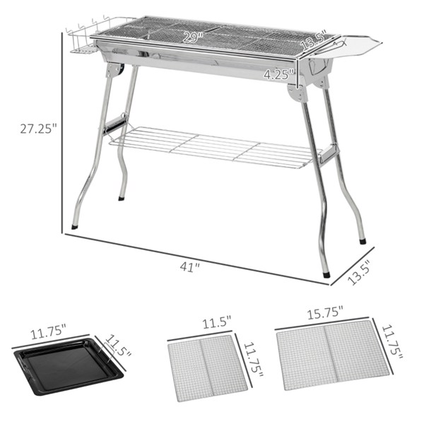 Portable Charcoal Grill /BBQ Grill ( Amazon Shipping)（Prohibited by WalMart）