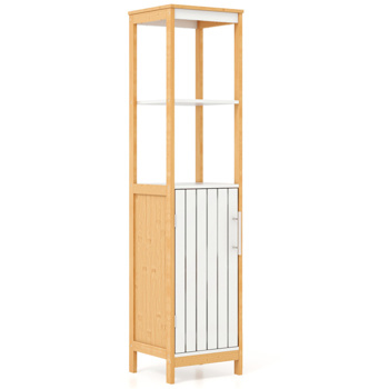 Vertical bathroom cabinet, bathroom storage rack