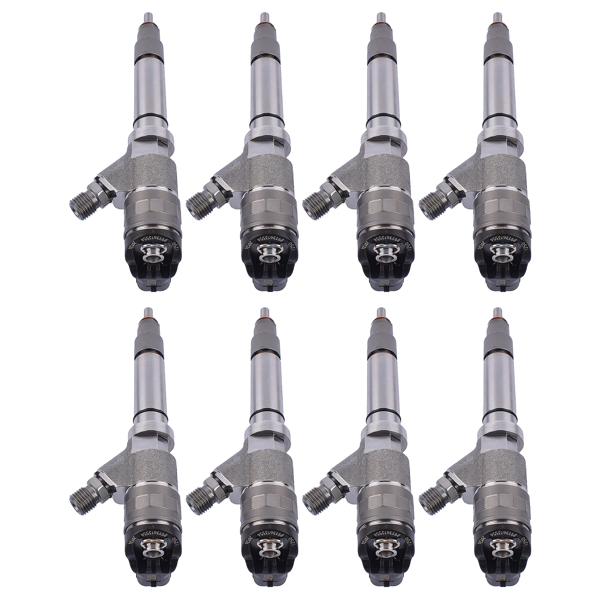 Set of 8 Diesel Injectors For GMC Savana Sierra Chevrolet Express Silverado 2500 3500 2006-2007 6.6L