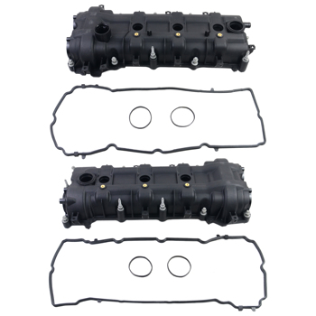 Pair Valve Covers w/ Gaskets For Dodge Ram Jeep Cherokee Chrysler 300 3.6L 11-19 5184069AN 5184068AN  