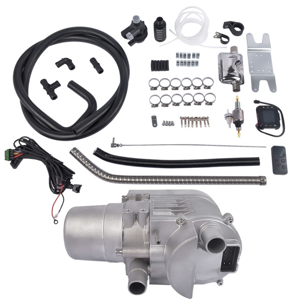 Gasoline Diesel Water Heater Kit 12V 5000W 0.42l/h for Boat RV Trailers Van Cars