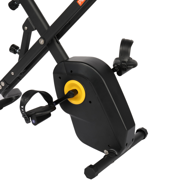 Home Folding Exercise Bike Black