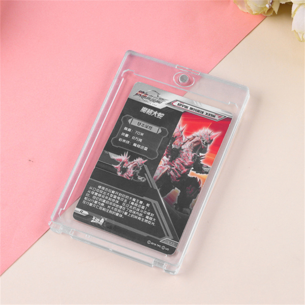 Magnetic Top Loader Card Sleeves Trading Hard Acrylic Case Holder Baseball