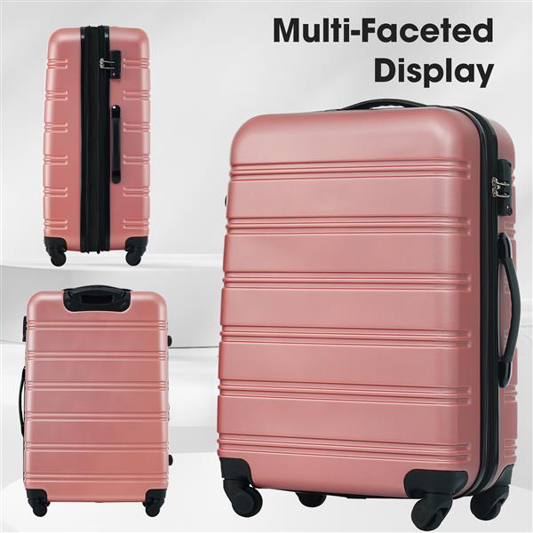 3 Piece Luggage Set Hardside Spinner Suitcase with TSA Lock 20" 24' 28" Available